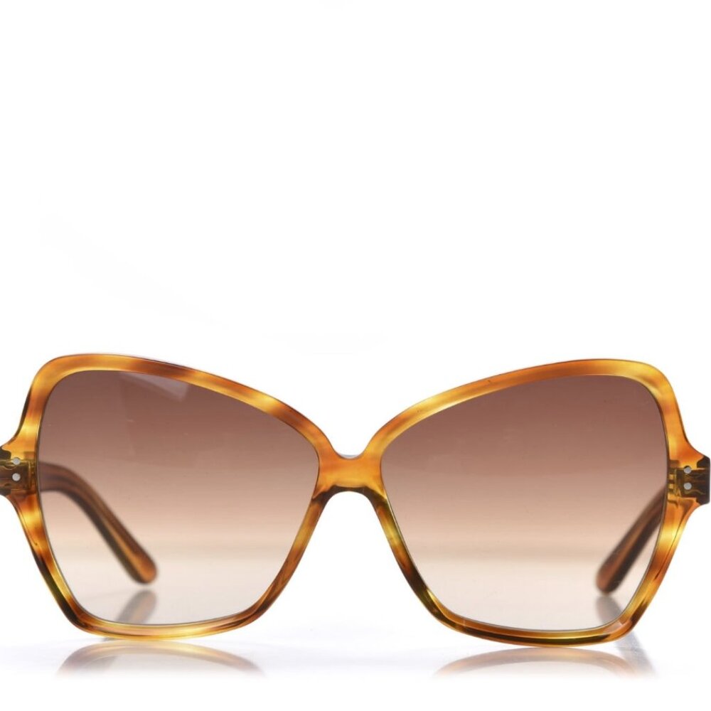 Celine Cl400641 Butterfly Sunglasses in Brown Sugar Havana Includes Case